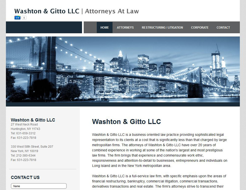 Washton & Gitto LLC